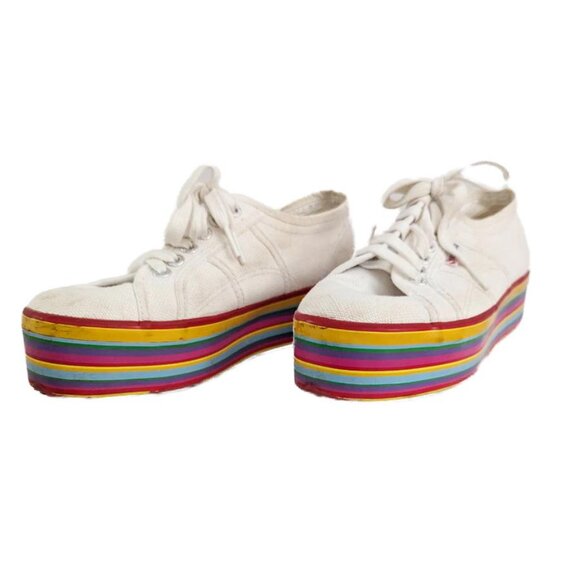 Superga Rainbow Platform Sneakers - Picture 2 of 7